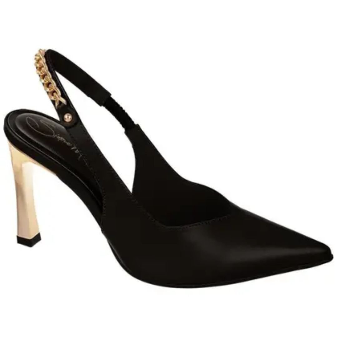 Scarpin Bebece Preto Feminino Original T9452-227