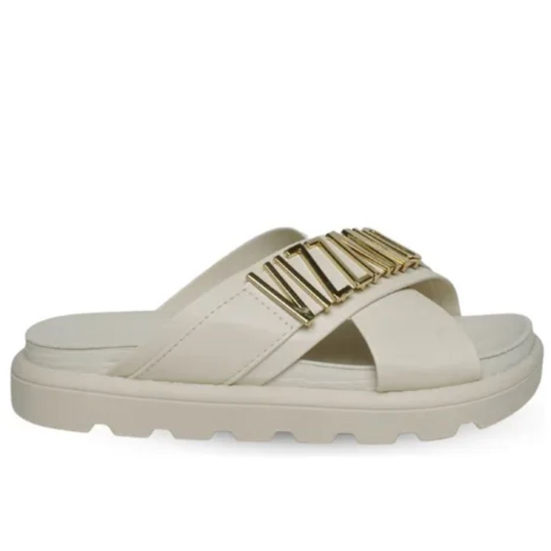 Chinelo Vizzano Off White Feminino Original 6510.122