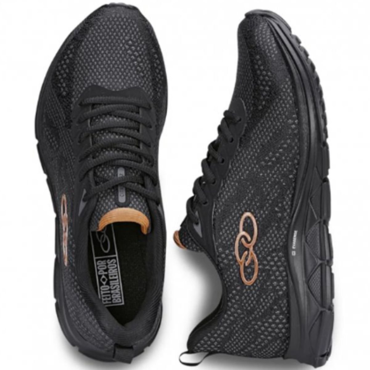 Tênis Olympikus Preto Ouro Feminino Citrus 2 Original Preto/Ouro 4
