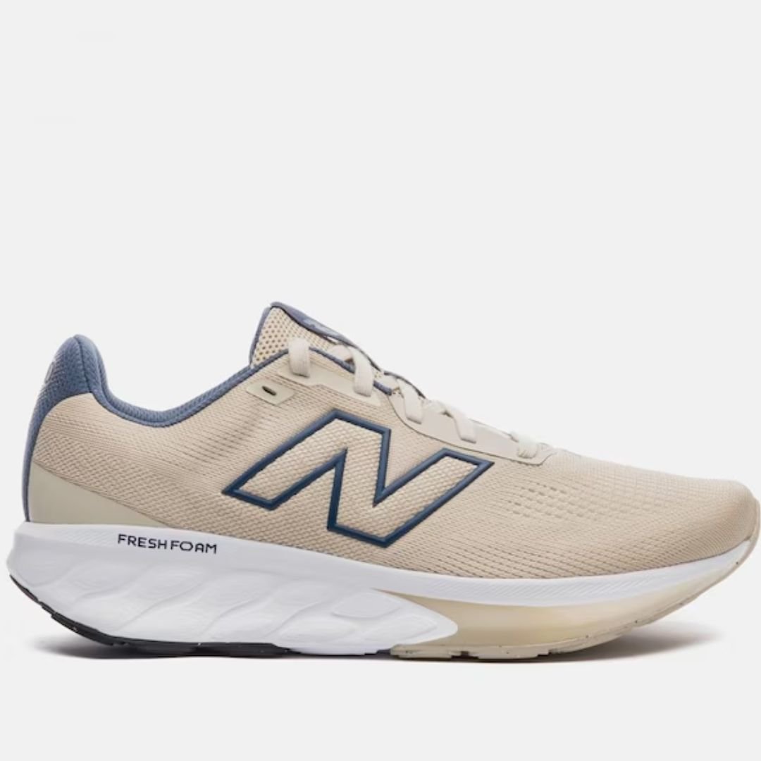 Tenis New Balance Bege Marinho Masculino 520 V9 Original
