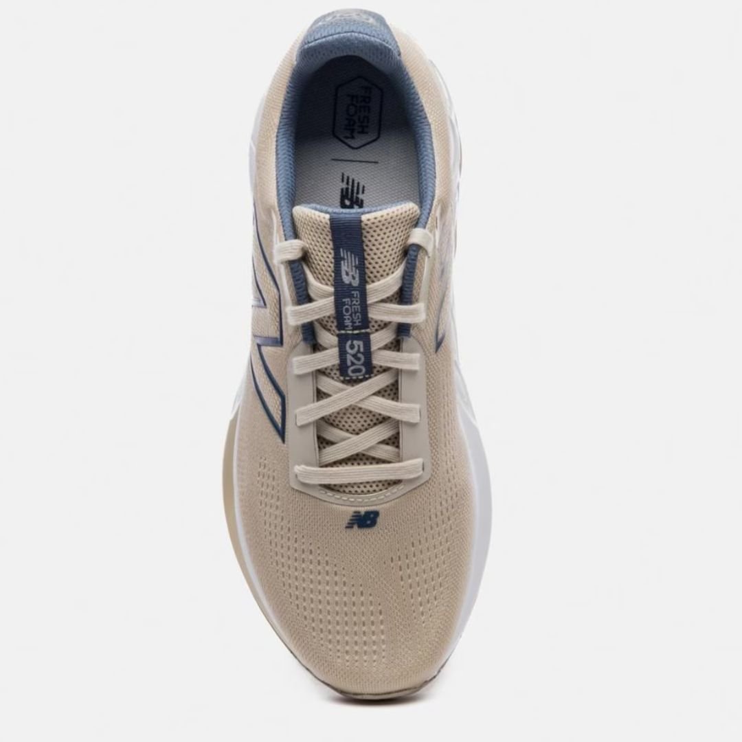 Tenis New Balance Bege Marinho Masculino 520 V9 Original Bege/Marinho 4