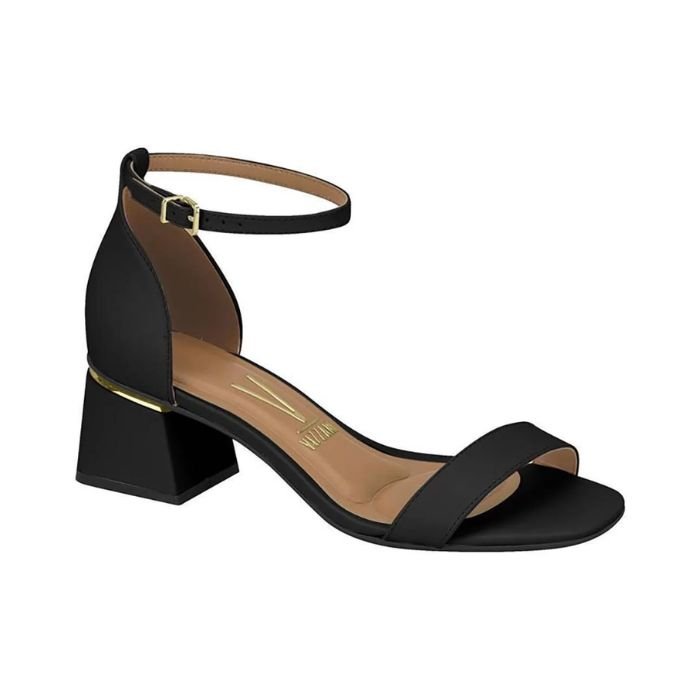 Sandália Vizzano Preto Feminino Original 6428.104