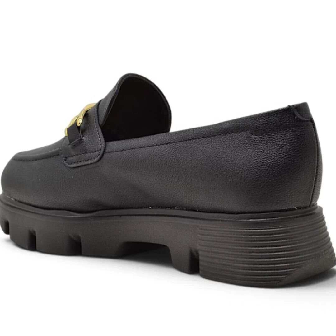 Mocassim Modare Tratorado Preto Feminino Original 7409.102 Preto 5