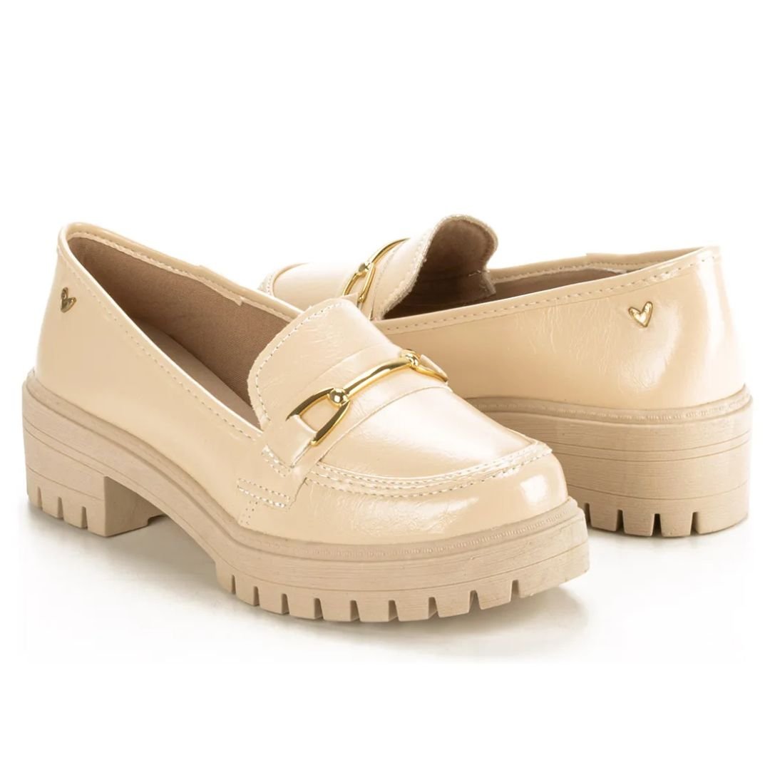 Sapato Mississipi Baunilha Feminino Original Q8551 Baunilha 2