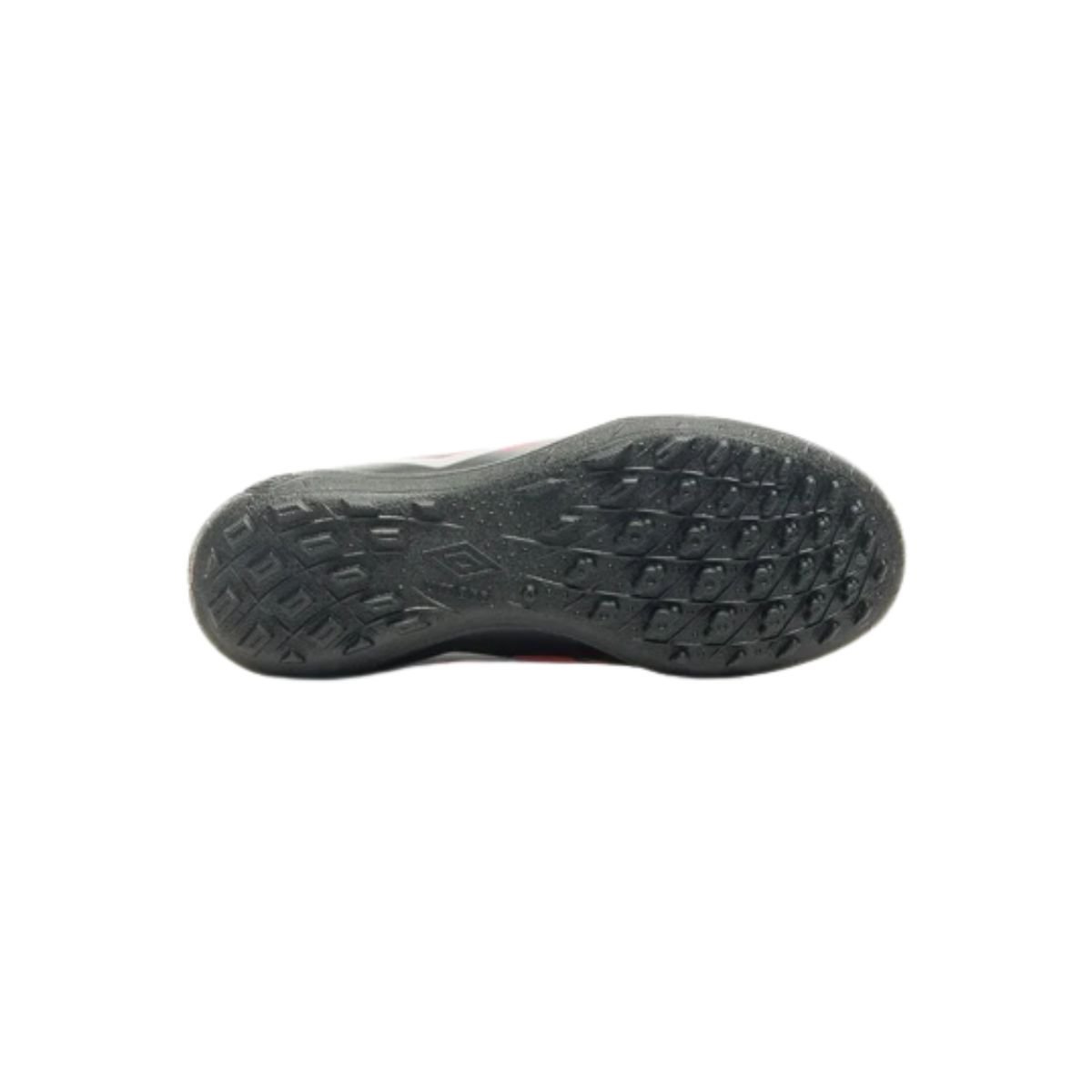 Chuteira Society Umbro Preto Branco Coral Infantil Prisma Jr Preto/Branco/Coral 4