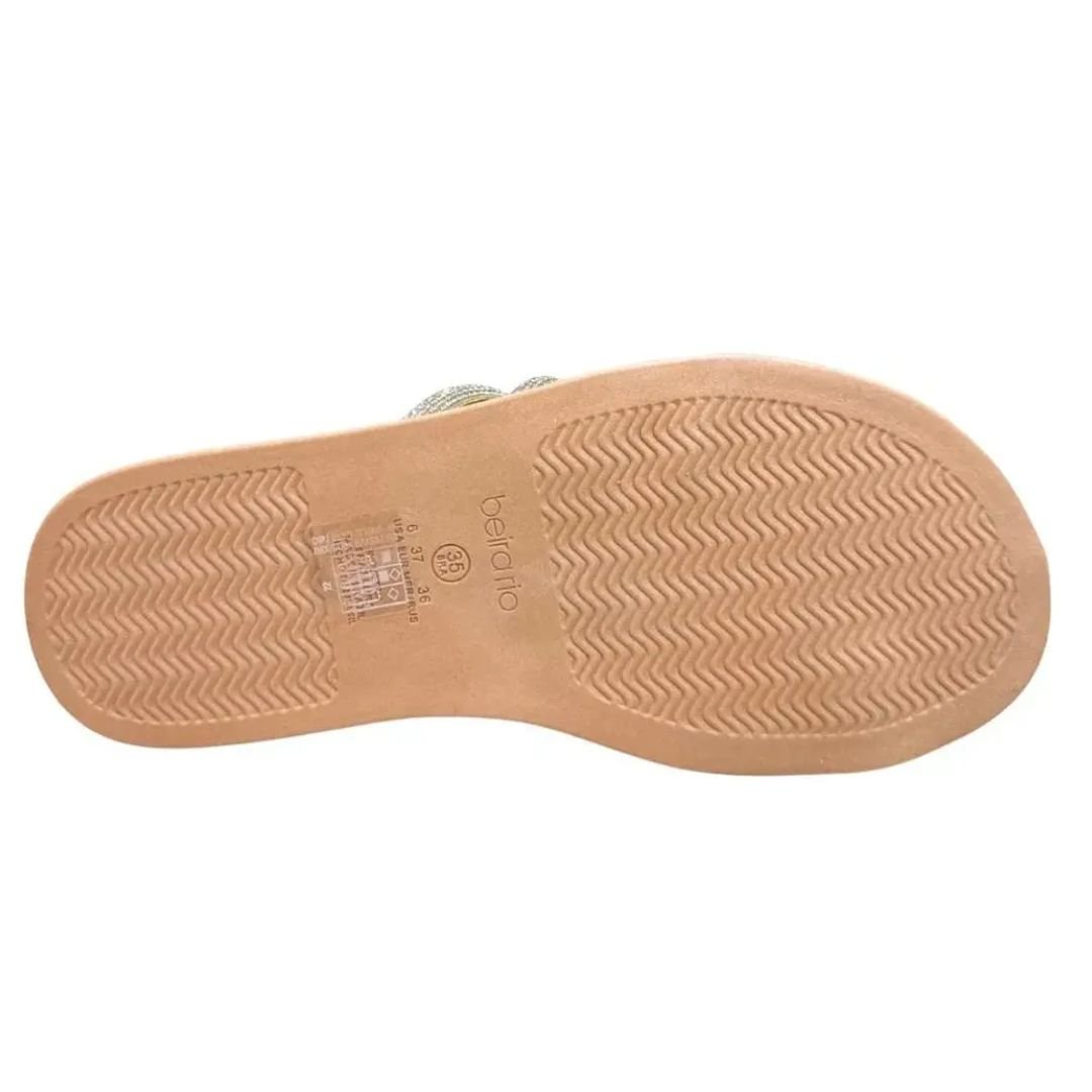 Chinelo Beira Rio Ouro Rosado Feminino Original 8488.125 Ouro Rosado 5