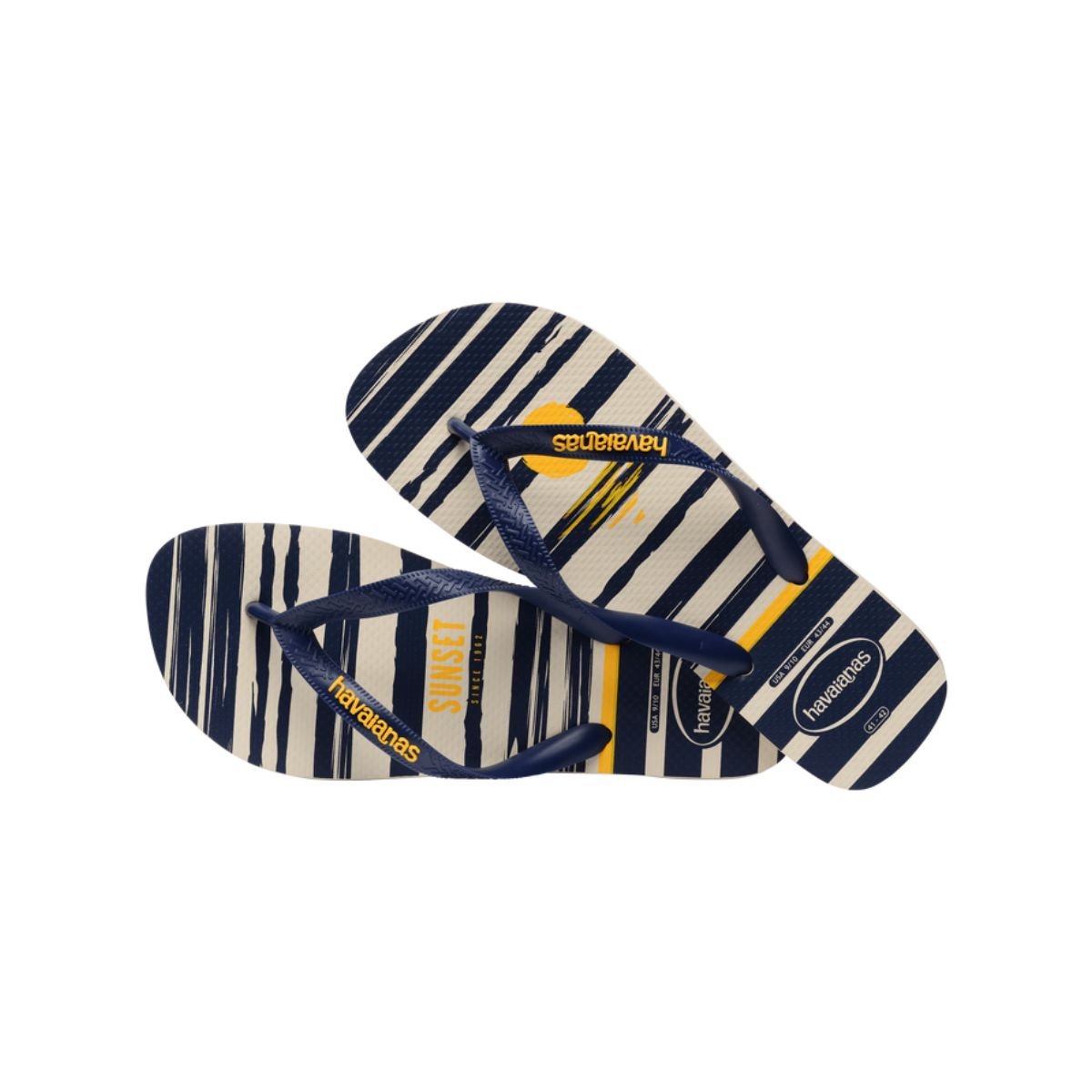 Chinelo Havaianas Bege/Marinho Masculino Top Nautical Bege/Marinho 2