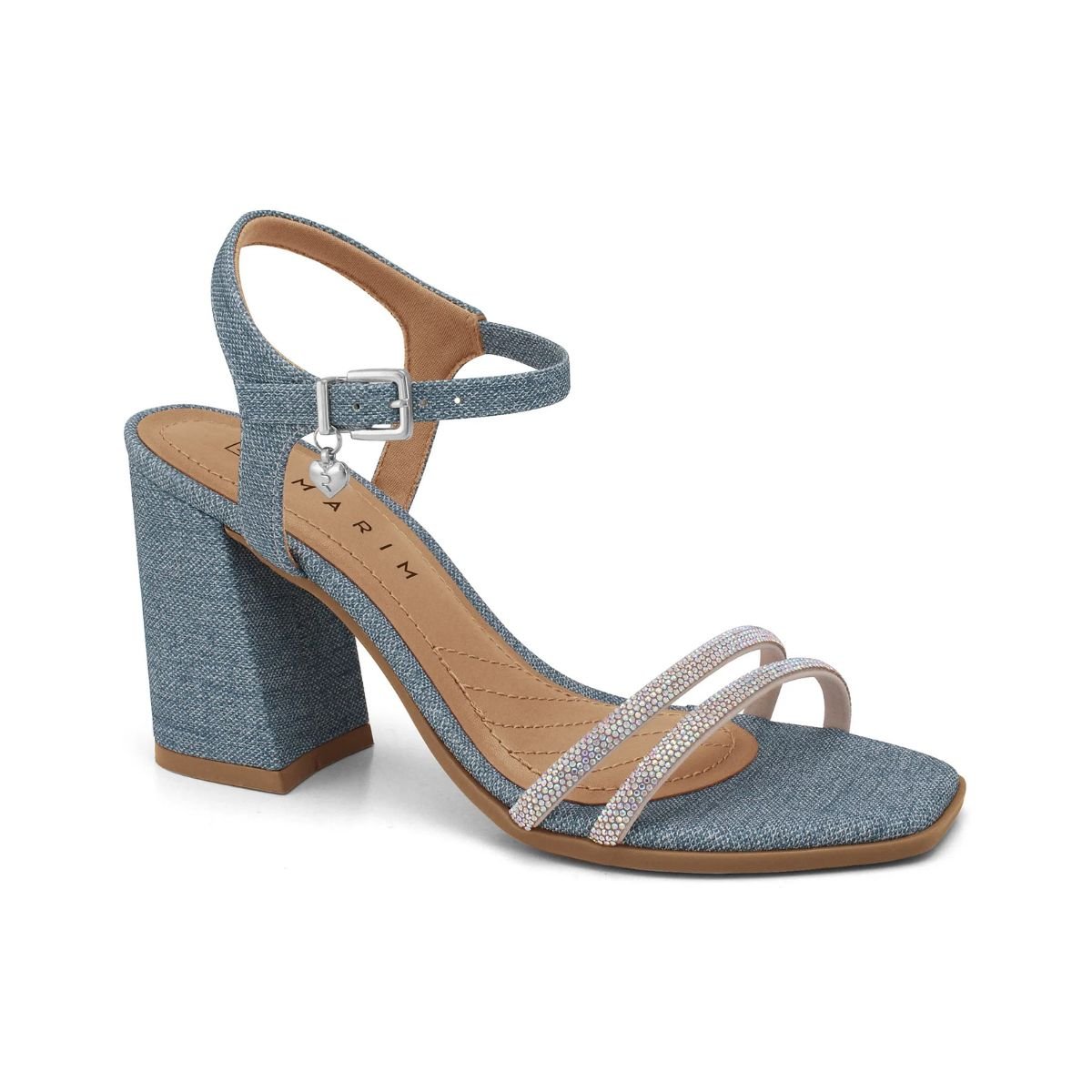 Sandália Ramarim Jeans/Avelã Feminino 23-41201
