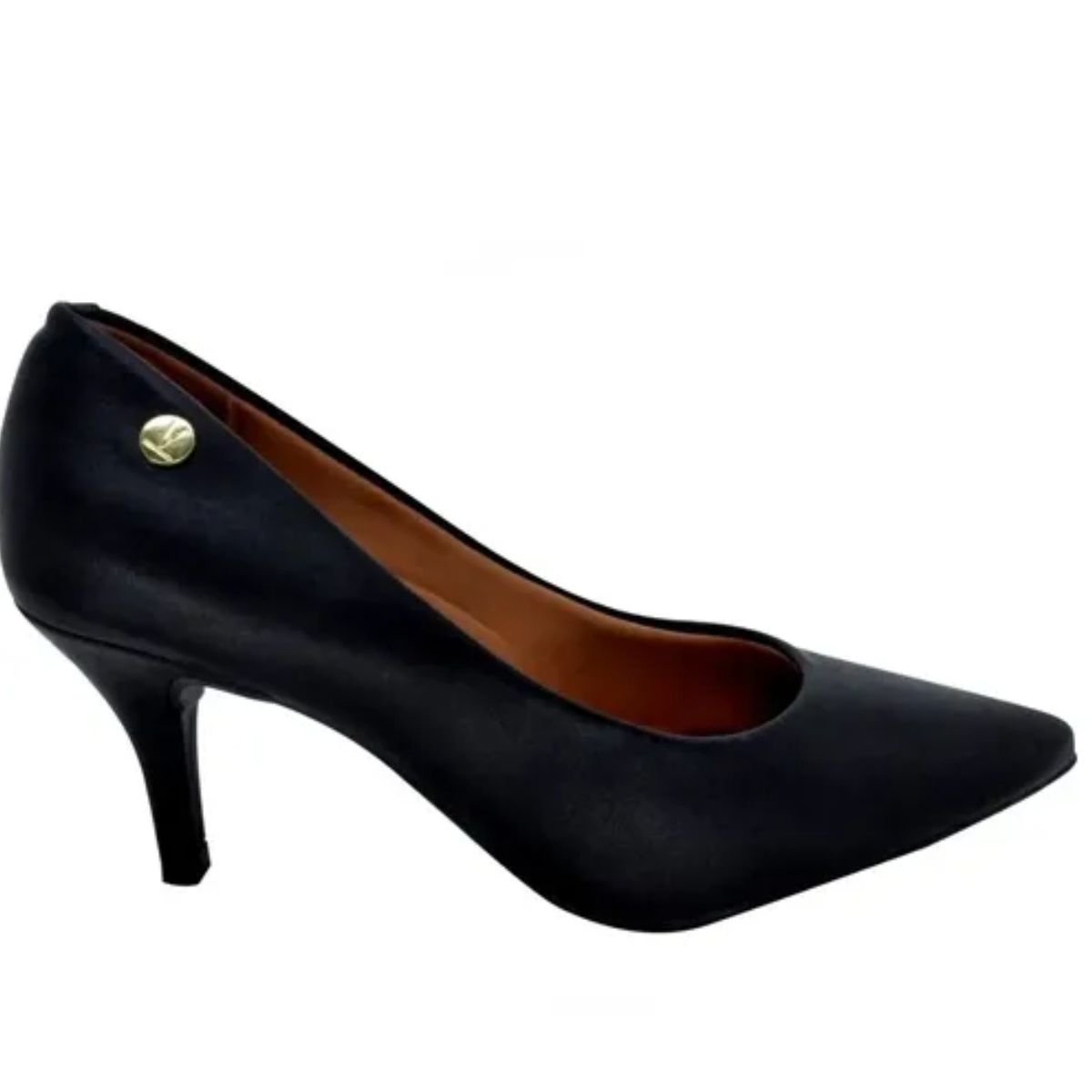 Scarpin Napa Vizzano Preto Feminino 1185.702