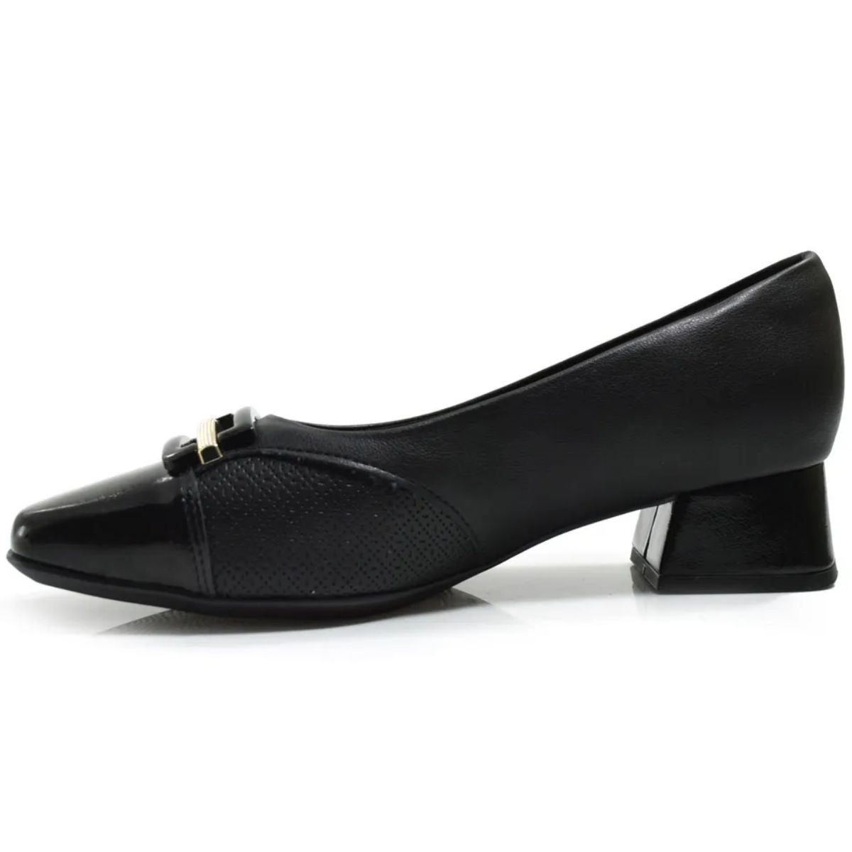 Sapato Piccadilly Preto Feminino Original 160097 Preto 2