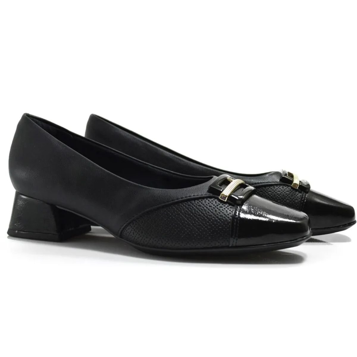 Sapato Piccadilly Preto Feminino Original 160097 Preto 4