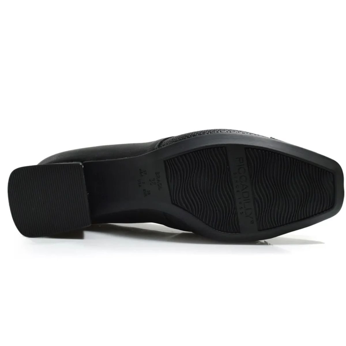 Sapato Piccadilly Preto Feminino Original 160097 Preto 6