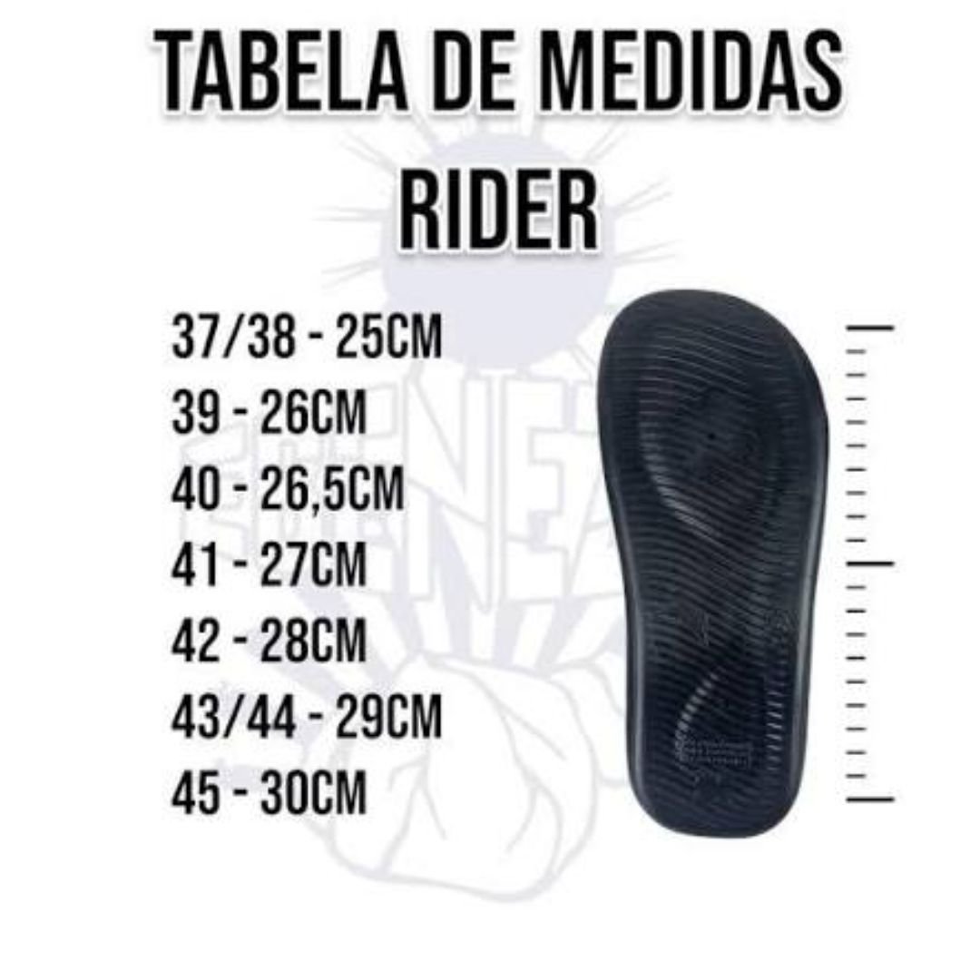 Chinelo Rider Preto Masculino Feel Light 12519 Original Preto 3