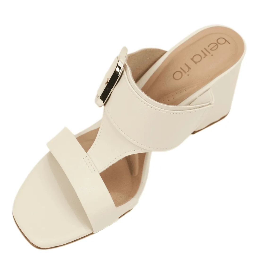 Tamanco Beira Rio Branco Off Feminino Original 8436.240 Branco 3
