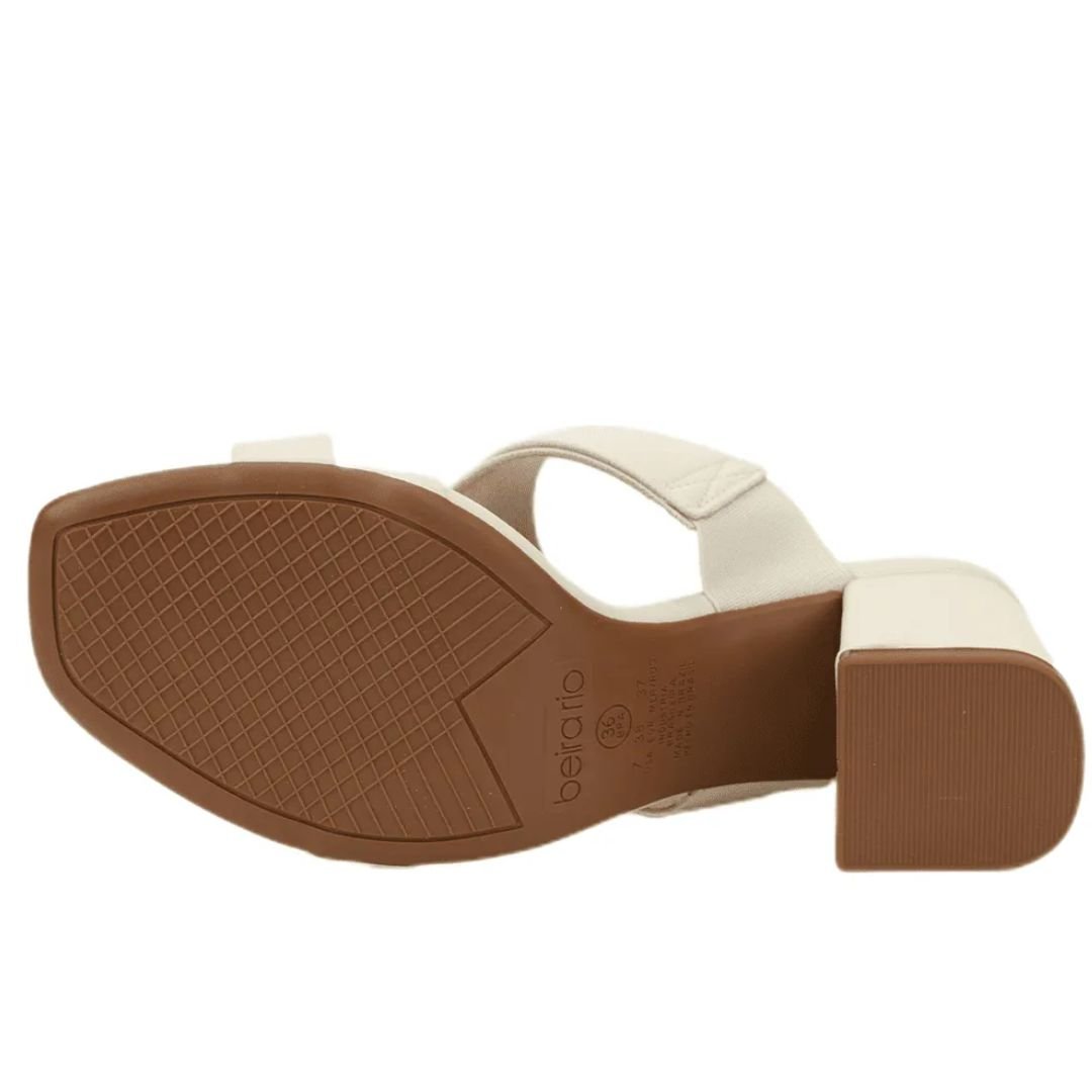 Tamanco Beira Rio Branco Off Feminino Original 8436.240 Branco 4