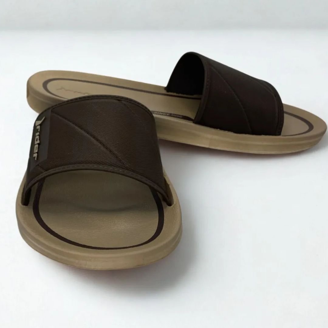 Chinelo Rider Bege Marrom Masculino Street Slide Original 11578 Bege/Marrom 3