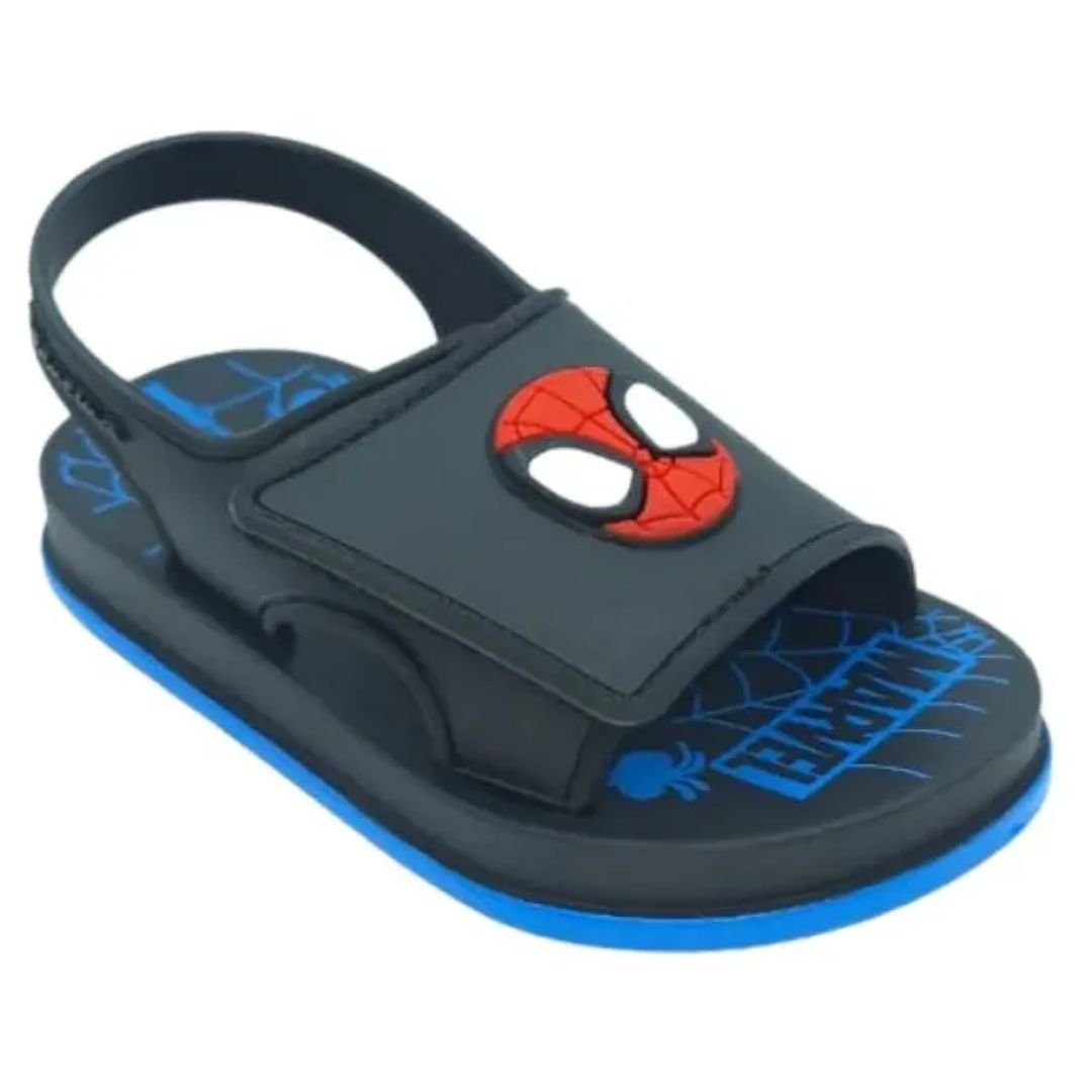 Sandalia Ipanema Preto Azul Vermelho Infantil Menino Original 27536 SPIDER Preto/Azul/Vermelho 2