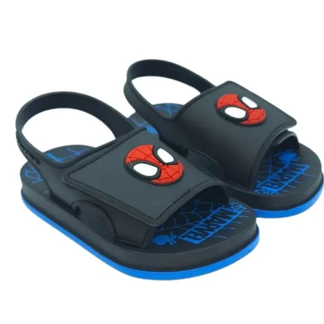 Sandalia Ipanema Preto Azul Vermelho Infantil Menino Original 27536 SPIDER Preto/Azul/Vermelho 3