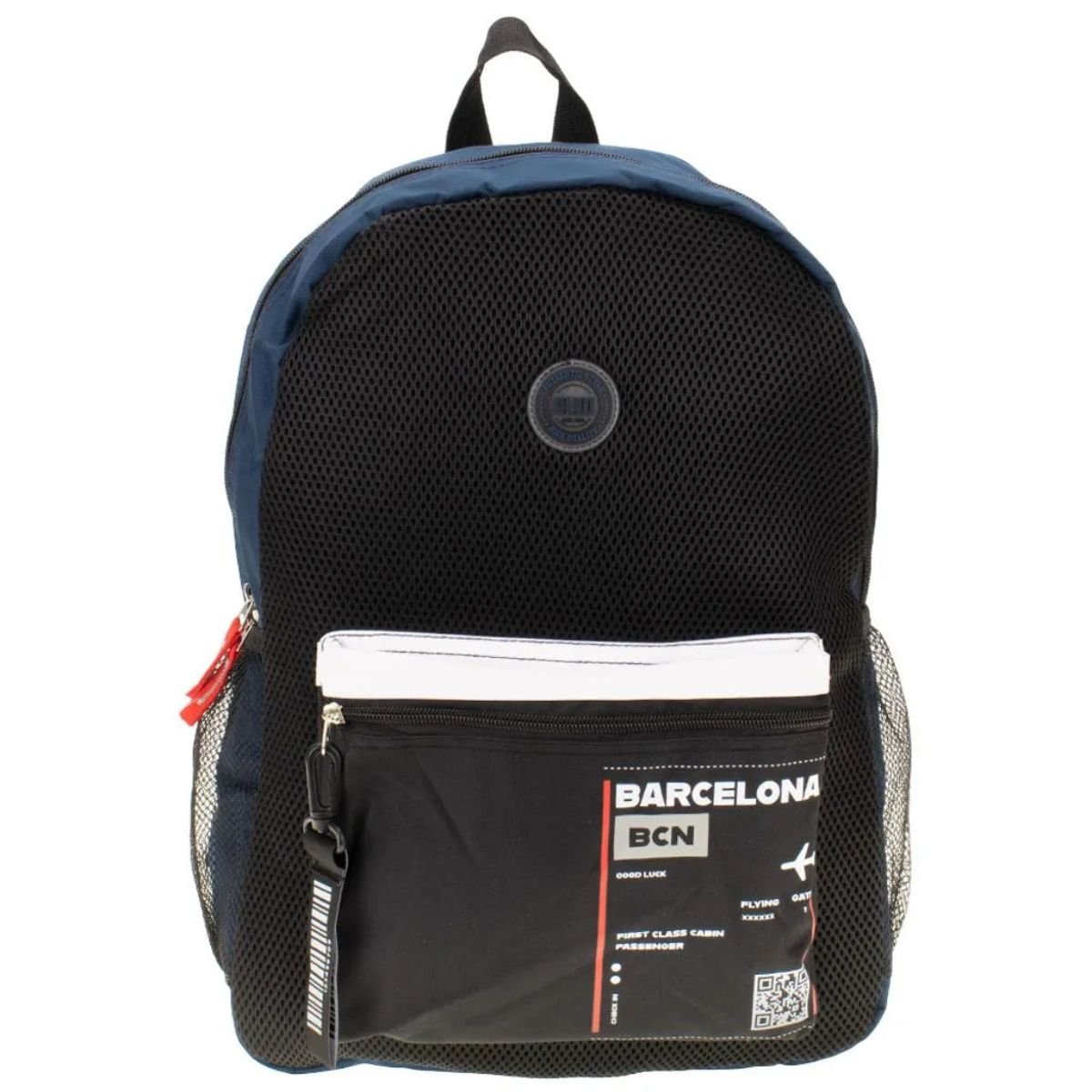 Mochila Clio Preto Azul Masculino Original MF23185