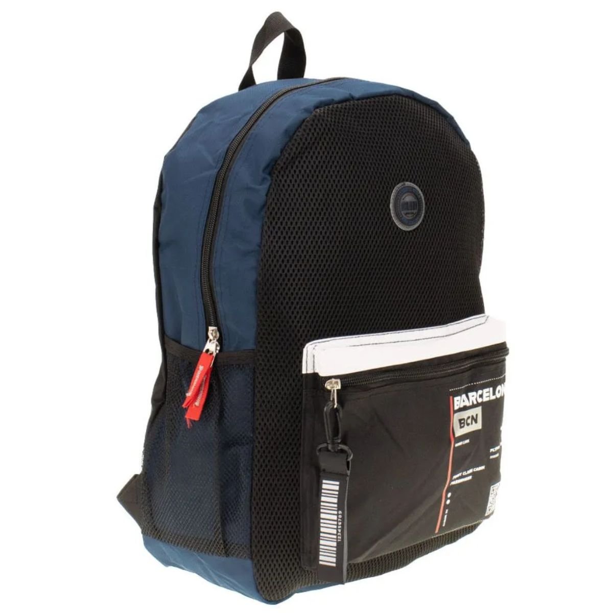 Mochila Clio Preto Azul Masculino Original MF23185 Preto/Azul 2