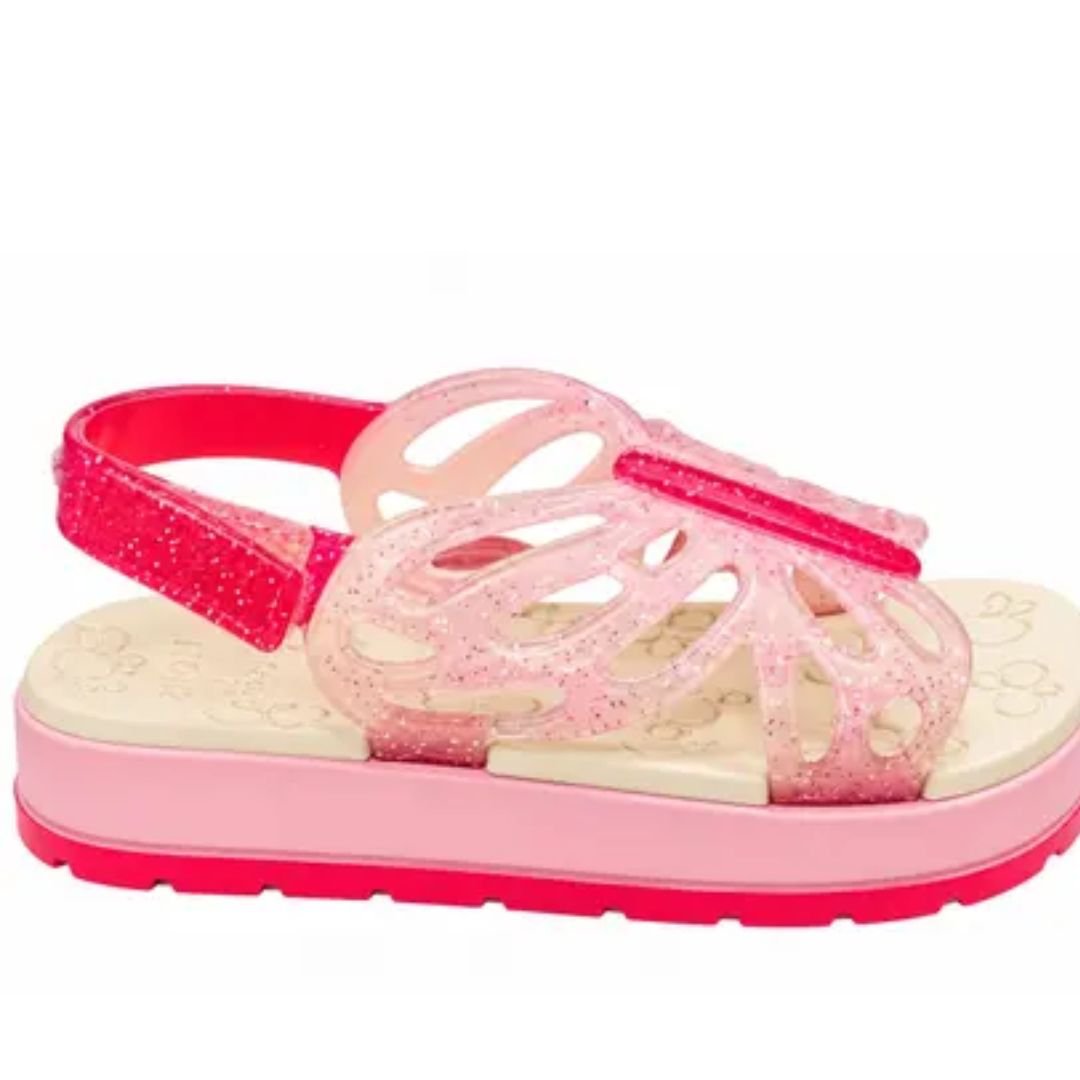Sandalia Zaxy Rosa Off White Infantil Menina Original 19463 NINA BUTTERFLY