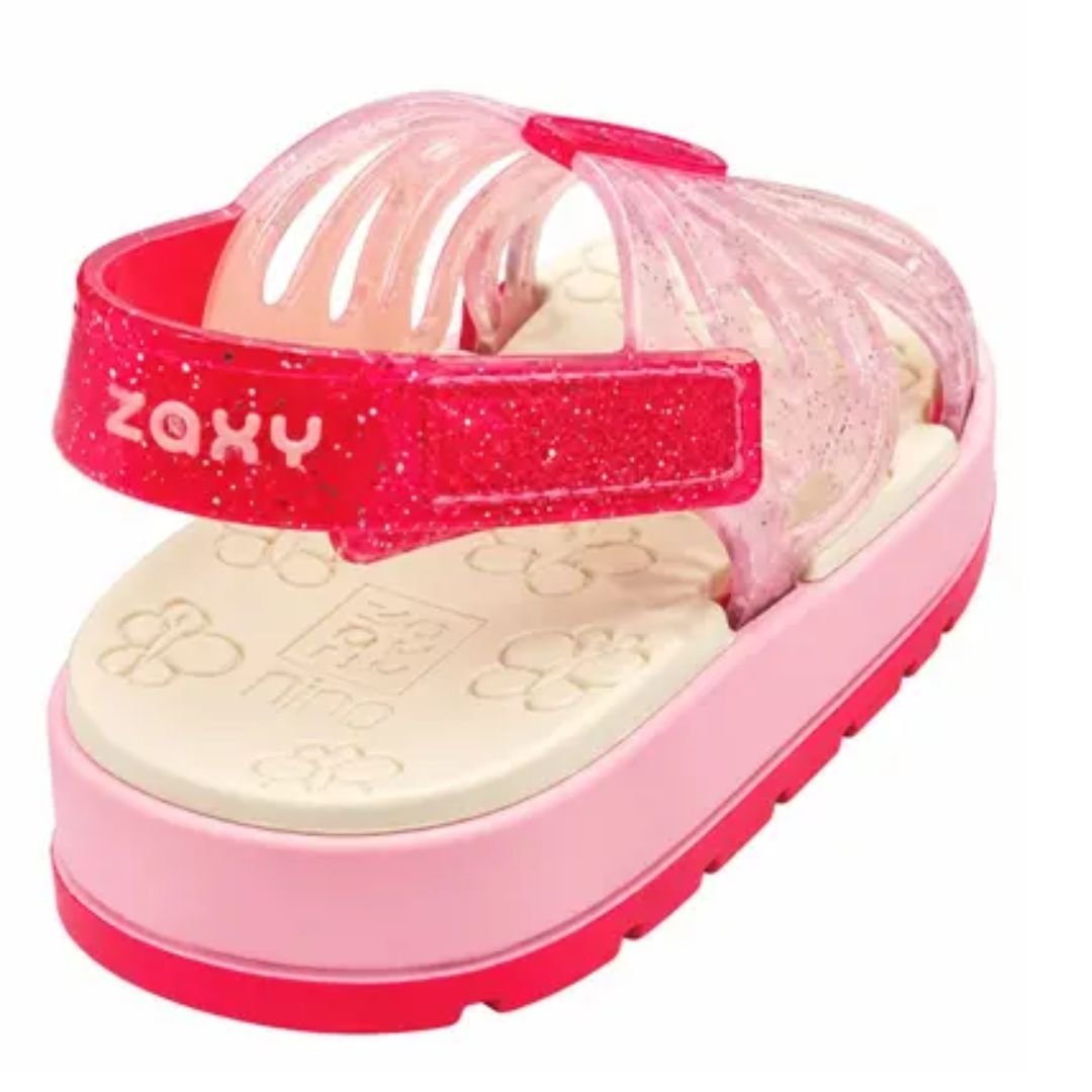 Sandalia Zaxy Rosa Off White Infantil Menina Original 19463 NINA BUTTERFLY Rosa/Off White 5