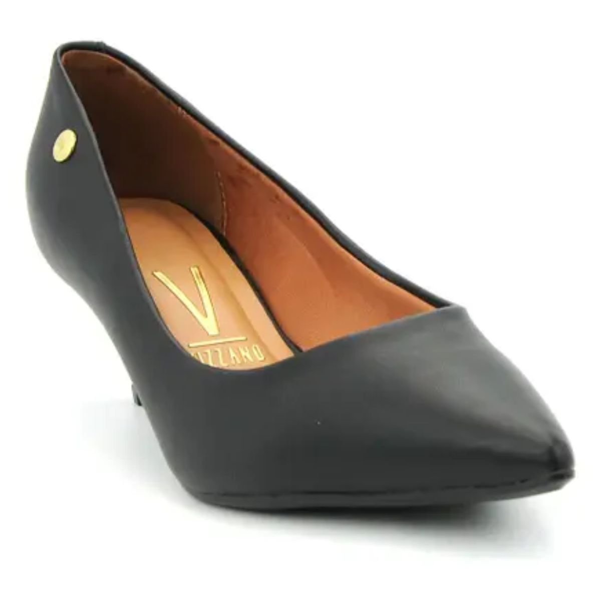 Scarpin Napa Vizzano Preto Feminino Original 1122.828 Preto 2