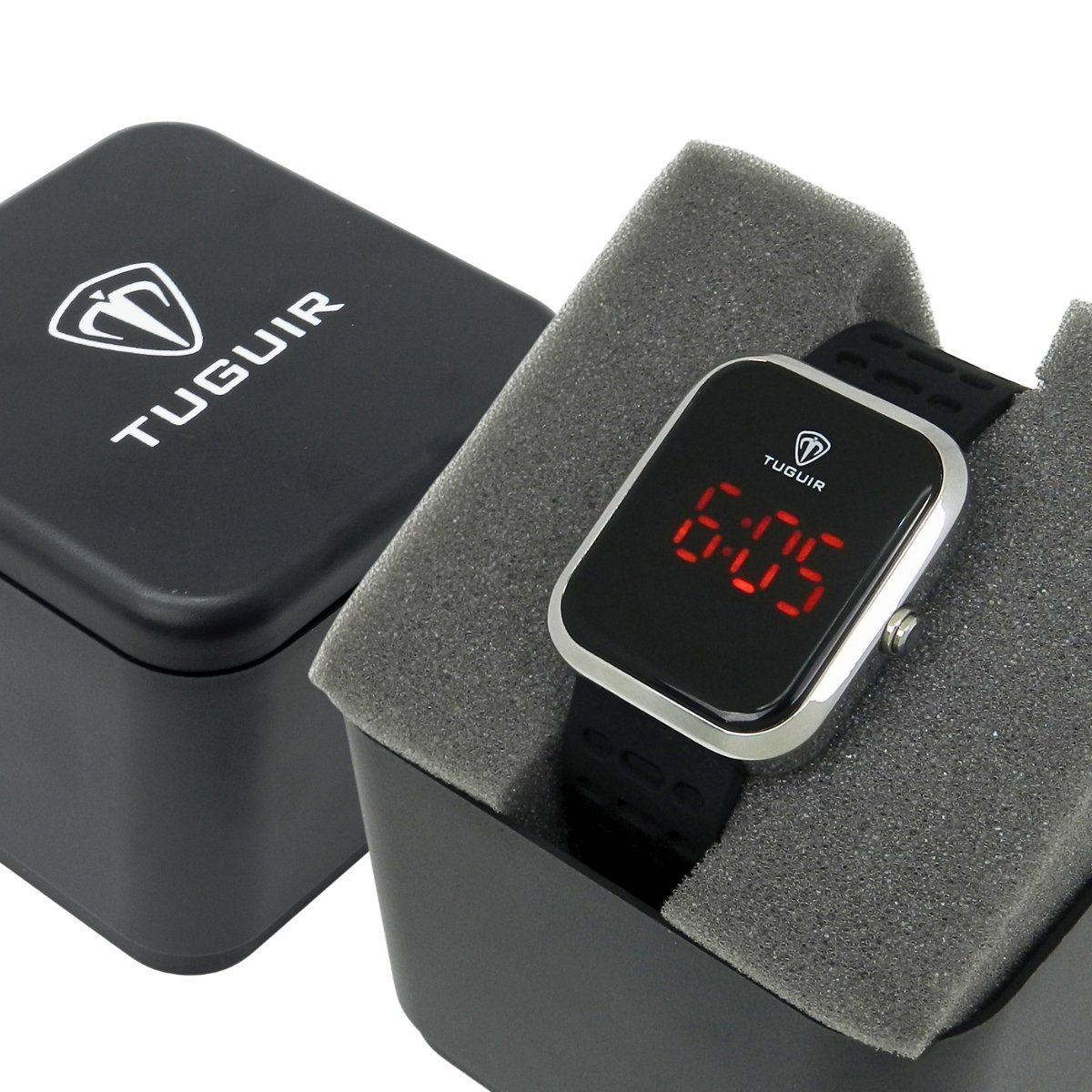 Relógio Unissex Tuguir Digital TG110 Preto Preto 2