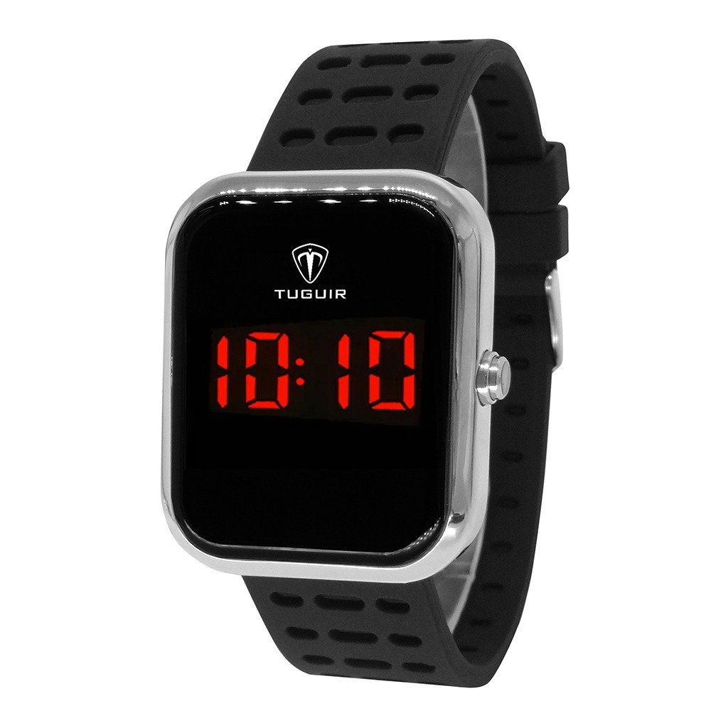 Relógio Unissex Tuguir Digital TG110 Preto Preto 3