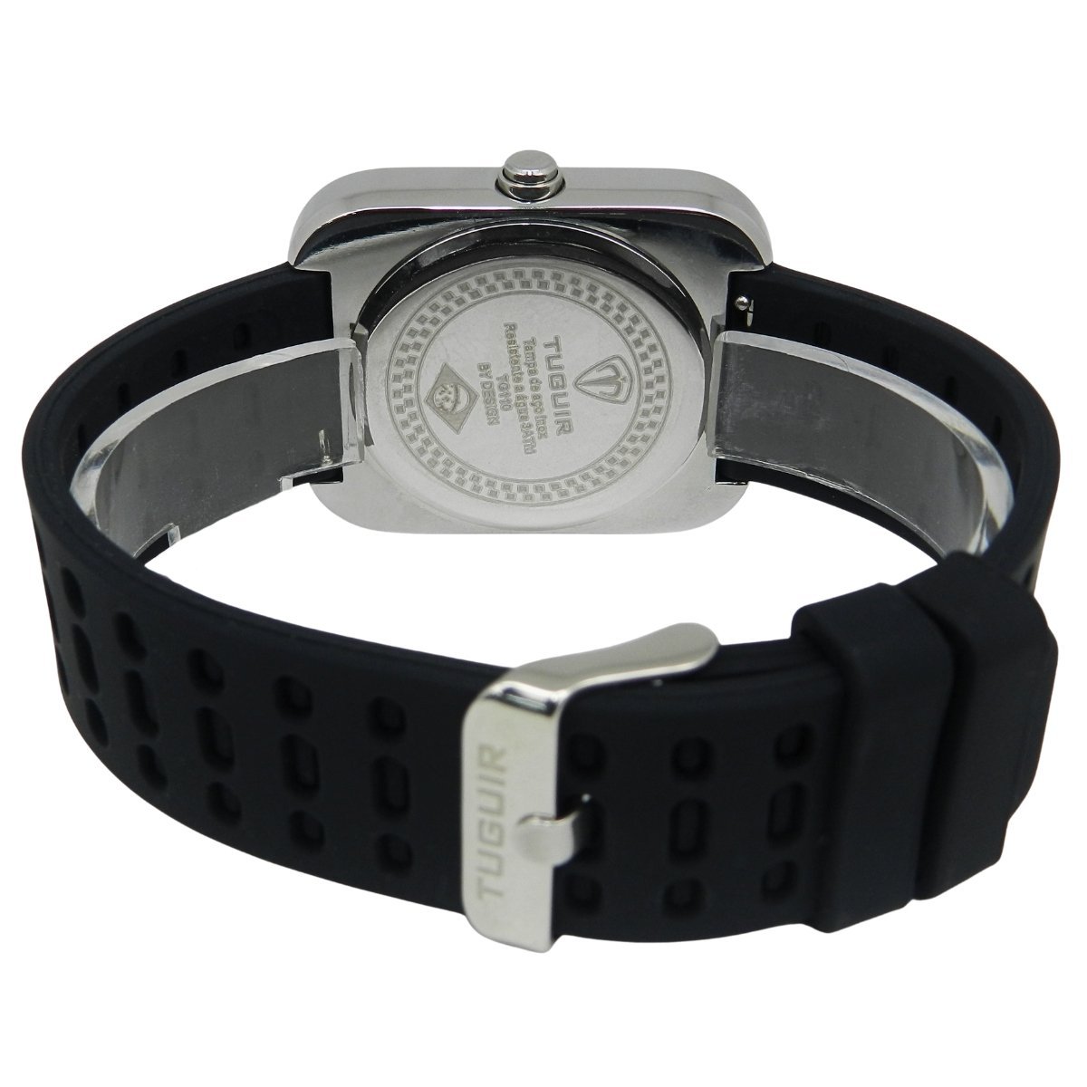 Relógio Unissex Tuguir Digital TG110 Preto Preto 4