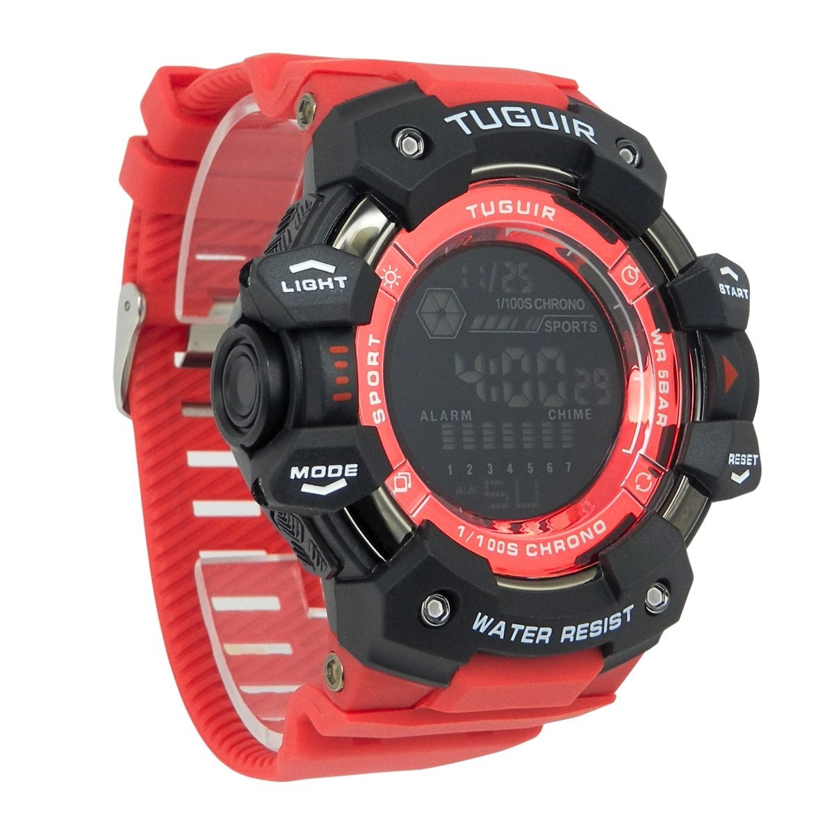 Relógio Masculino Tuguir Digital TG30402 Vermelho e Preto Vermelho/Preto 2