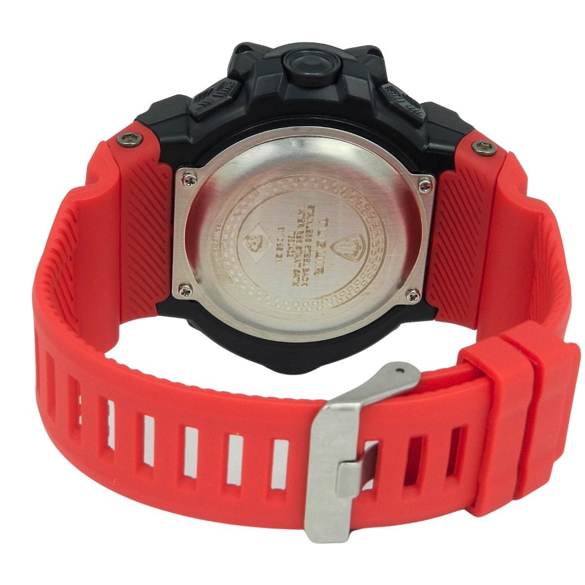 Relógio Masculino Tuguir Digital TG30402 Vermelho e Preto Vermelho/Preto 4