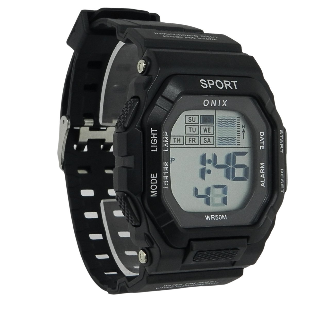 Relógio Masculino Onix Digital IT-1802 Preto Preto 3