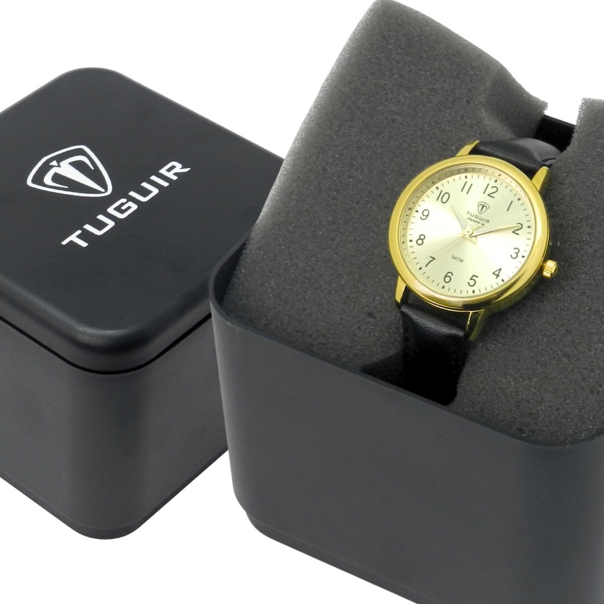 Relógio Unissex Tuguir Analógico Imperium TG30498 Dourado e Preto Dourado/Preto 2