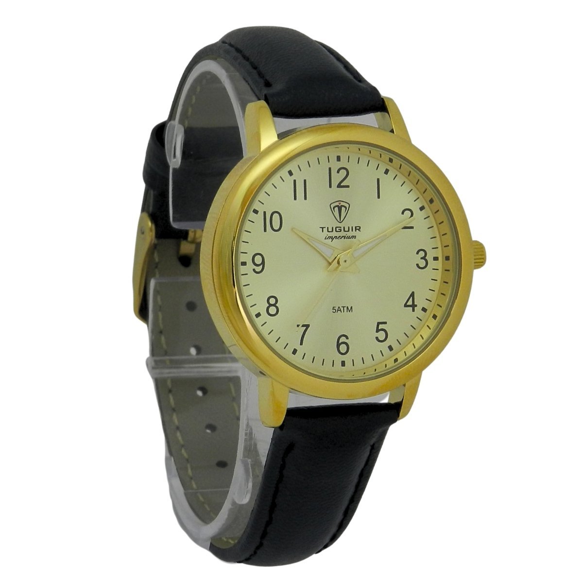 Relógio Unissex Tuguir Analógico Imperium TG30497 Dourado e Preto Dourado/Preto 3