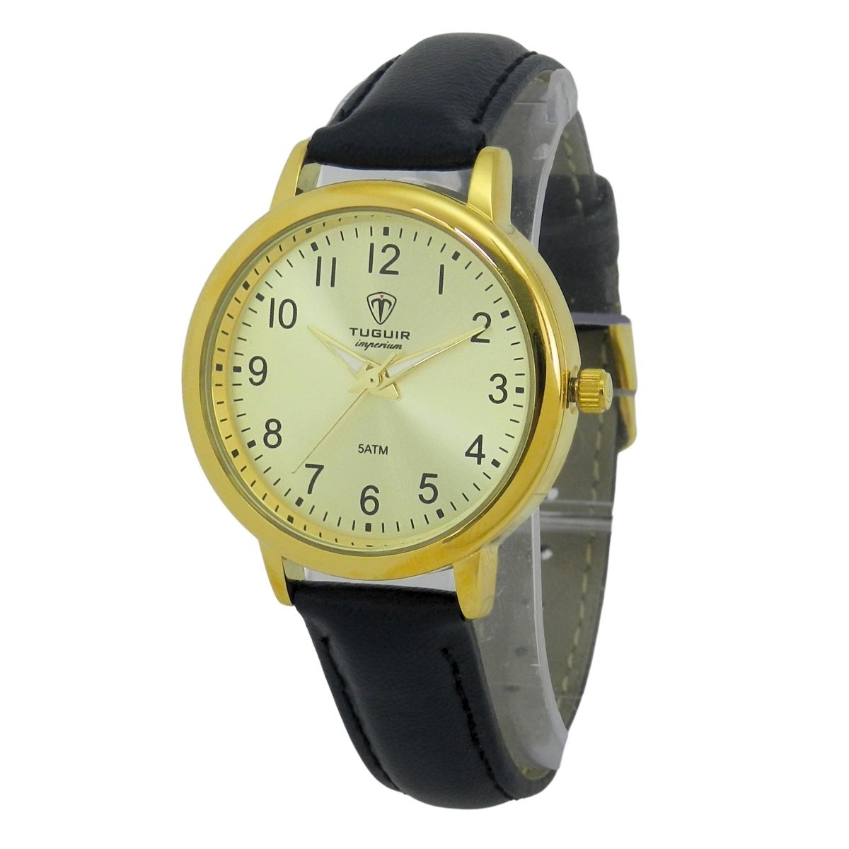 Relógio Unissex Tuguir Analógico Imperium TG30497 Dourado e Preto Dourado/Preto 4