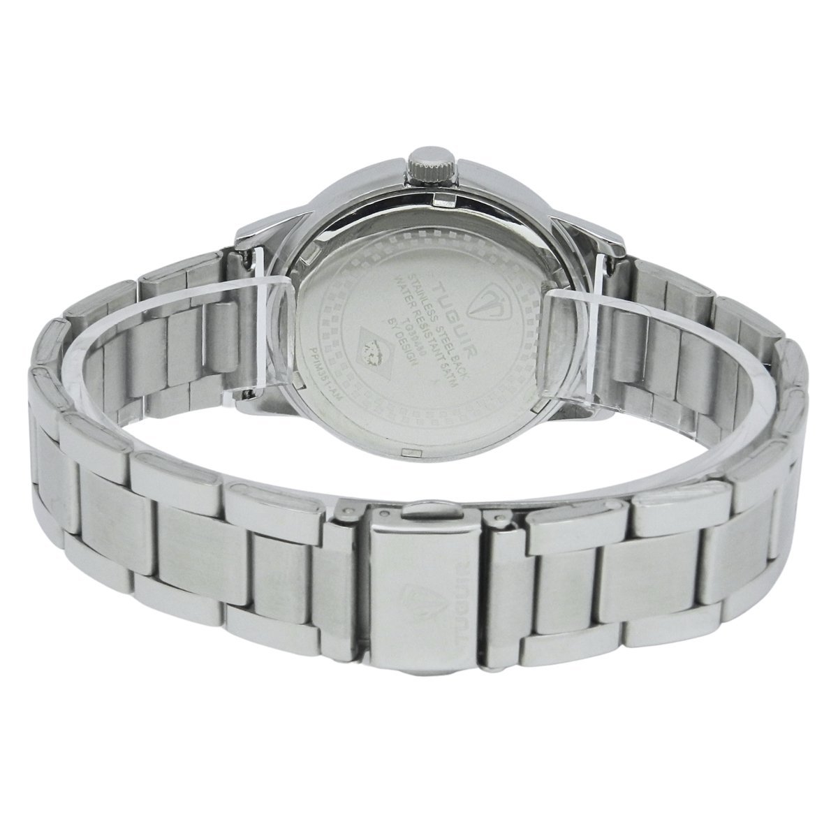 Relógio Masculino Tuguir Analógico TG30480 Prata e Preto Prata/Preto 6