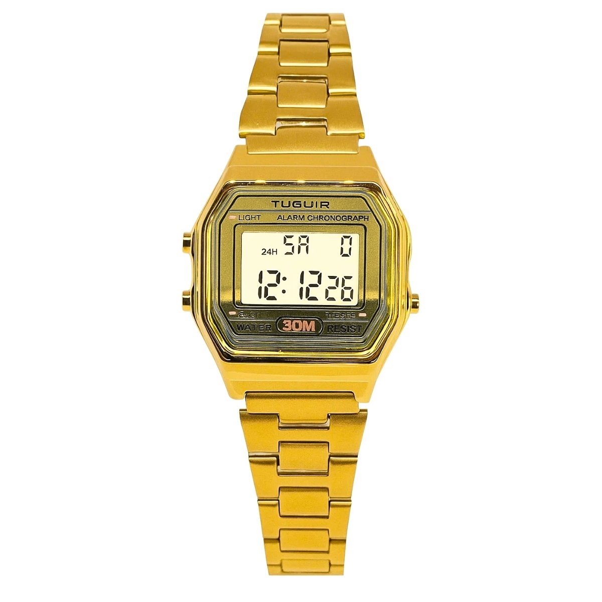 Relógio Unissex Tuguir Digital TG30316 Dourado