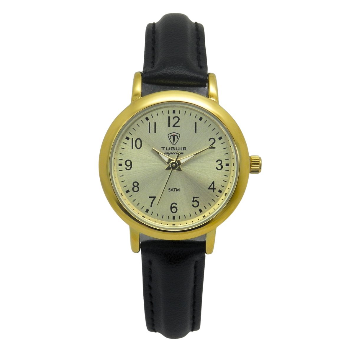 Relógio Feminino Tuguir Analógico Imperium TG30496 Dourado e Preto