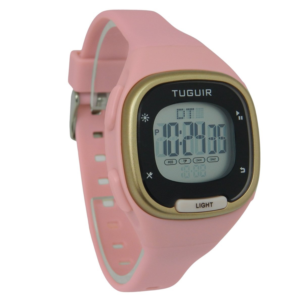 Relógio Feminino Tuguir Digital TG30545 Preto e Rosa Preto/Rosa 2