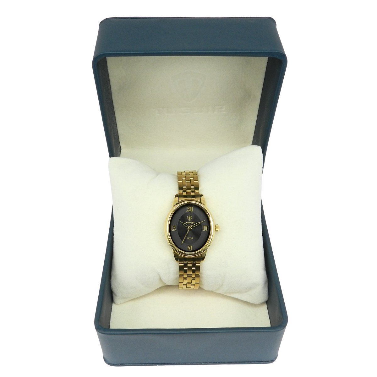 Relógio Feminino Tuguir Analógico TG30473 Dourado e Preto Dourado/Preto 2