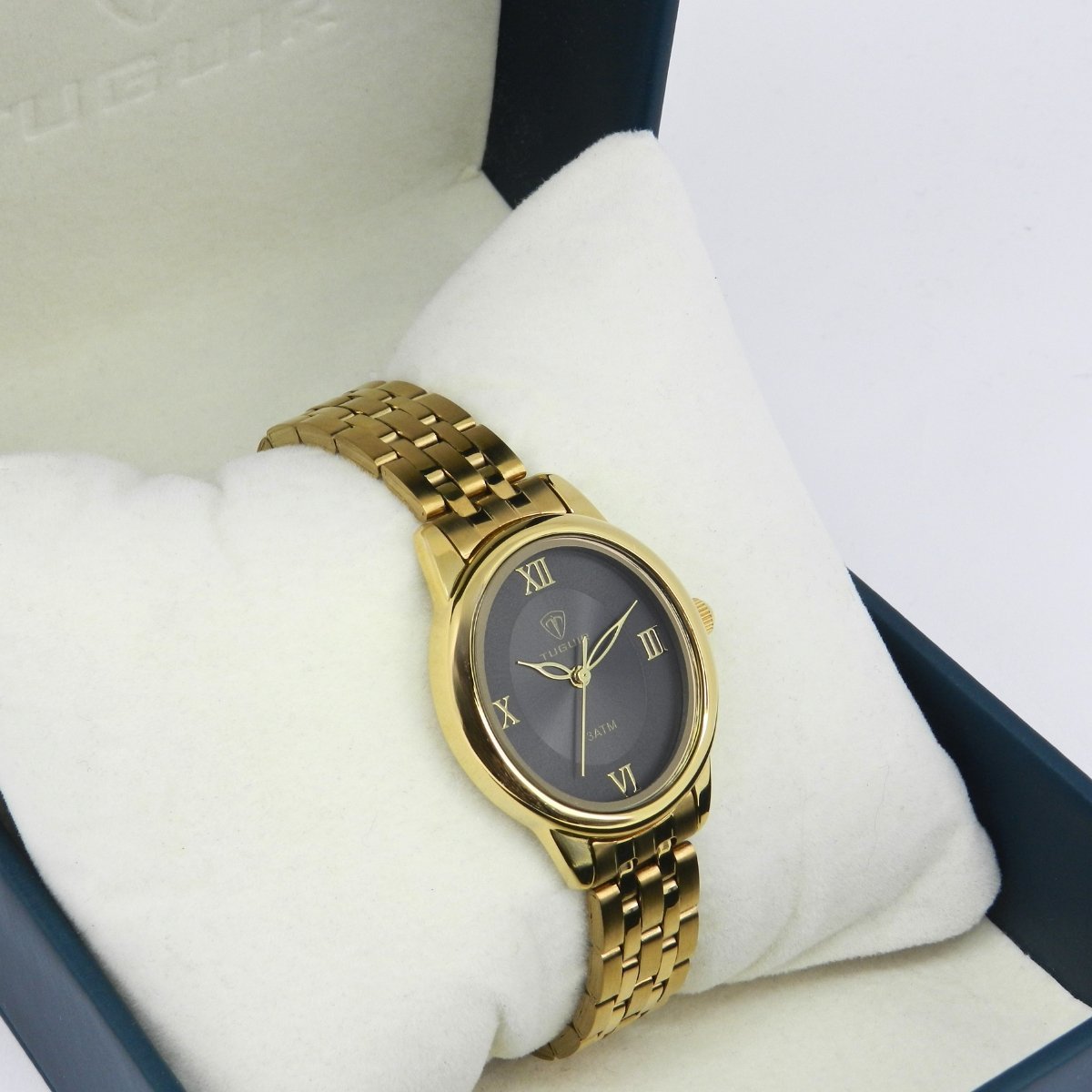 Relógio Feminino Tuguir Analógico TG30473 Dourado e Preto Dourado/Preto 3