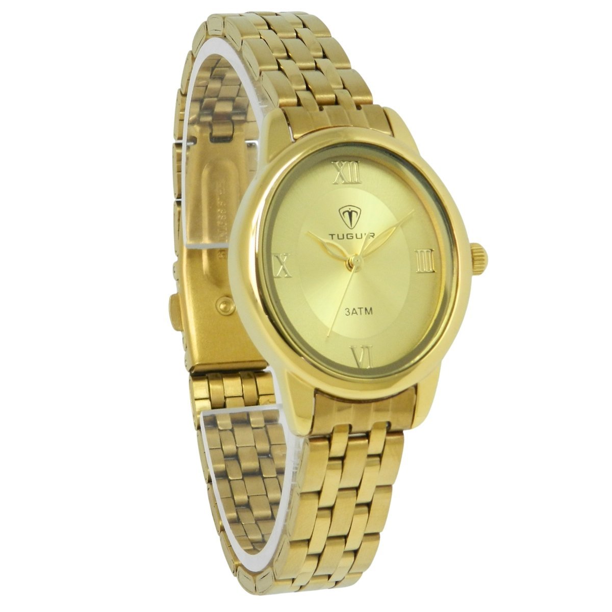 Relógio Feminino Tuguir Analógico TG30472 Dourado Dourado 4