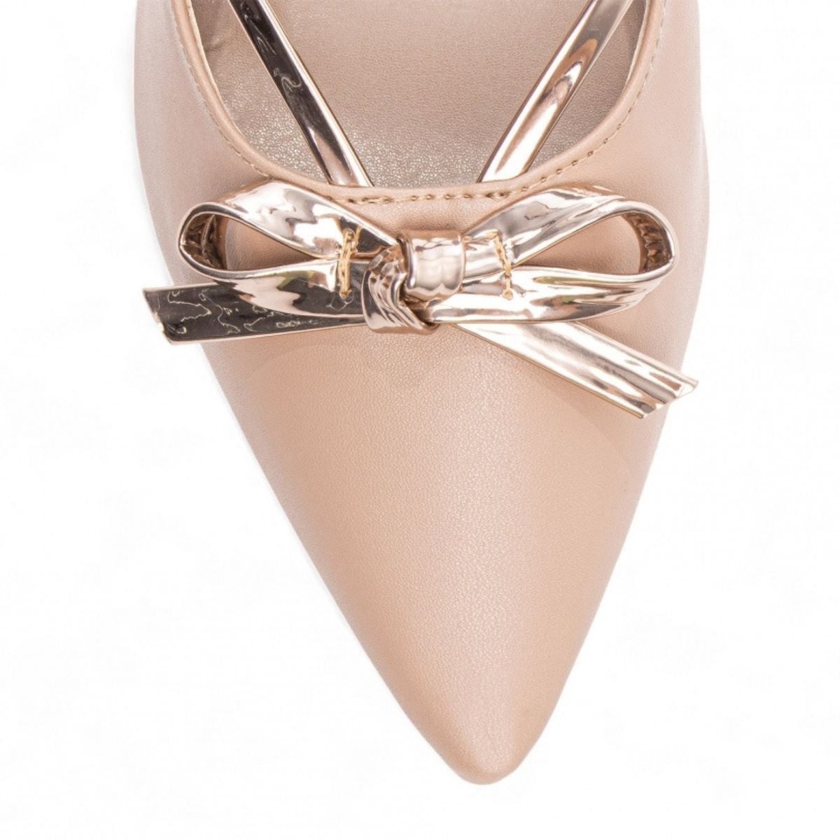 Scarpin Feminino com Detalhes Dourados e Salto Alto Fino Elegante Torricella Rose 5