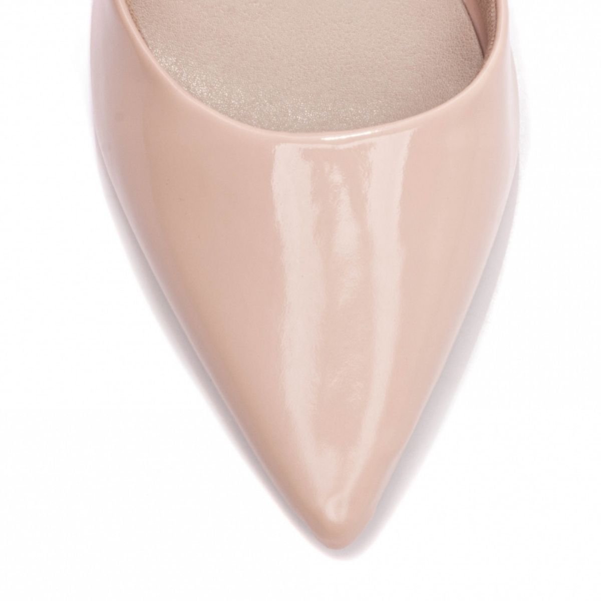 Scarpin Verniz Feminino com Salto Grosso Alto e Tira no Tornozelo Torricella Rose 5
