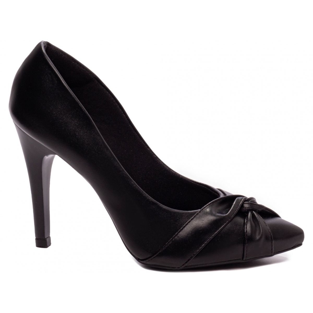 Scarpin Feminino Bico Fino com Detalhe Torcido - Elegância e Conforto Torricella