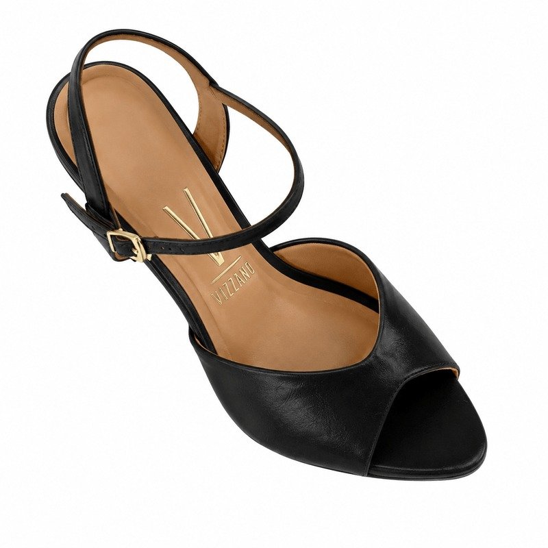 SANDALIA SALTO ALTO VIZZANO PRETO 6489 105 Preto 4