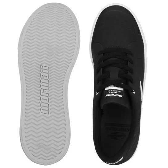 TENIS CASUAL MASCULINO MORMAII URBAN FREE PRETO/BRANCO Preto/Branco 4