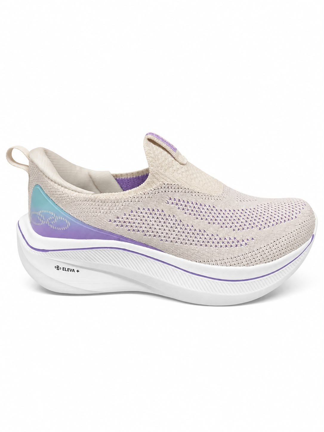 Tênis Feminino Olympikus Intuit 2 Bege/Roxo
