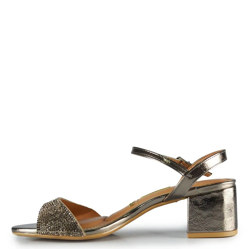 SANDALIA SALTO BLOCO VIZZANO CINZA/BLACK DIAMOND 6291 182 Cinza/Black Diamond 3